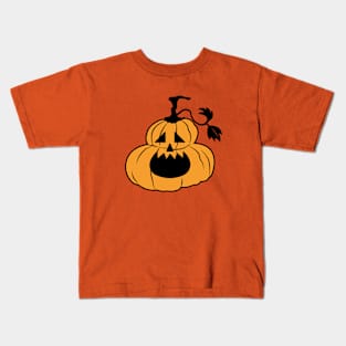 halloween pumpkin funny No.9 Kids T-Shirt